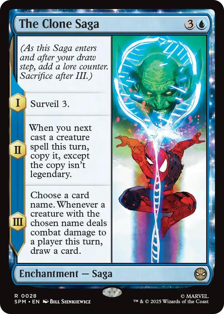 The Clone Saga - Marvel's Spider-Man (SPM) Magic The Gathering