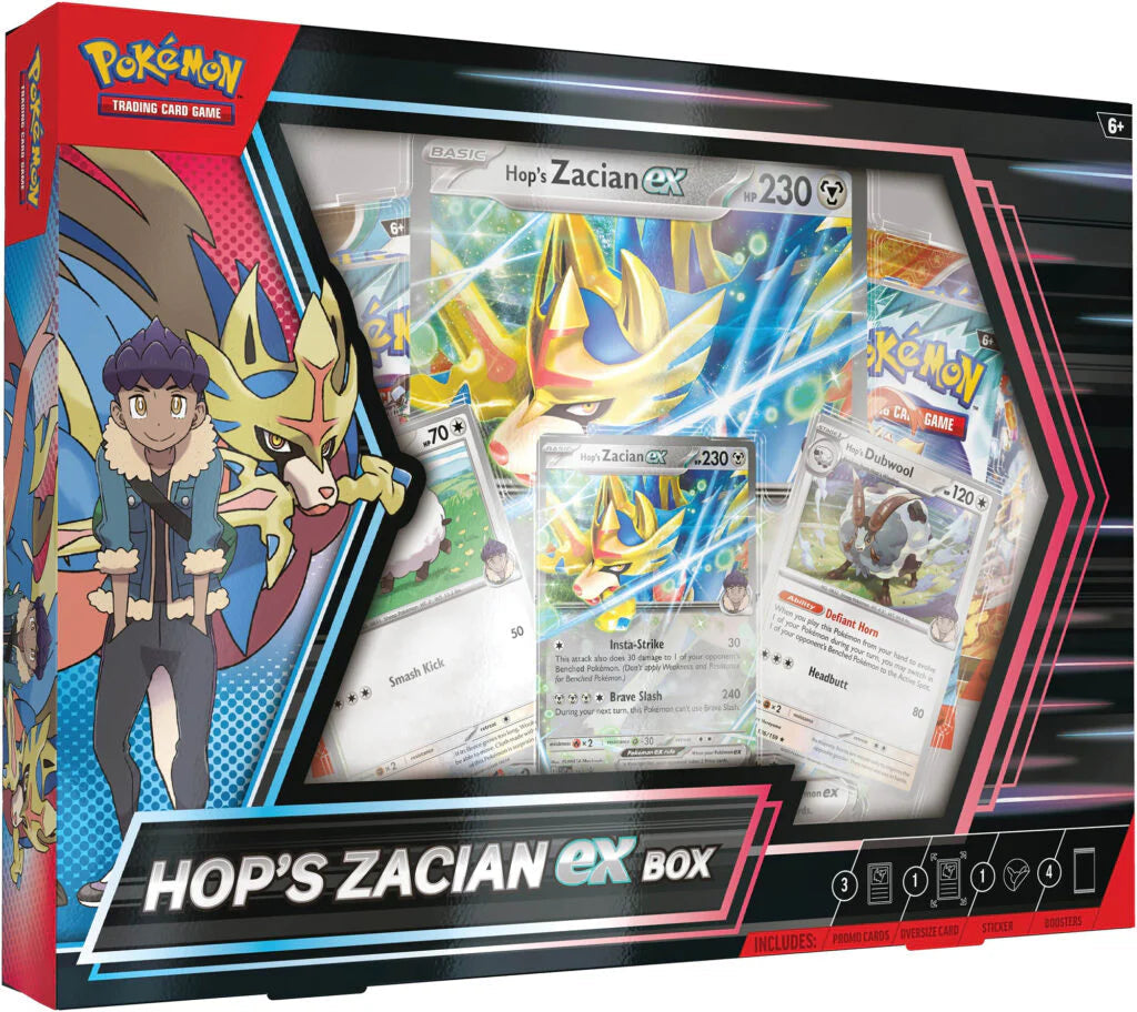 Pokémon: Journey Together - Hop's Zacian EX Box Pokemon