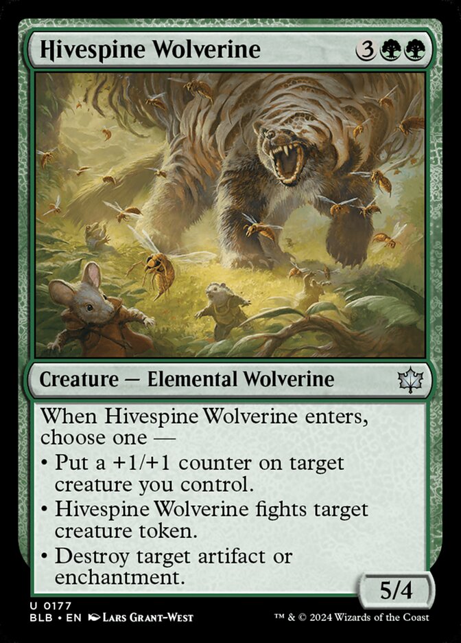 Hivespine Wolverine Magic The Gathering