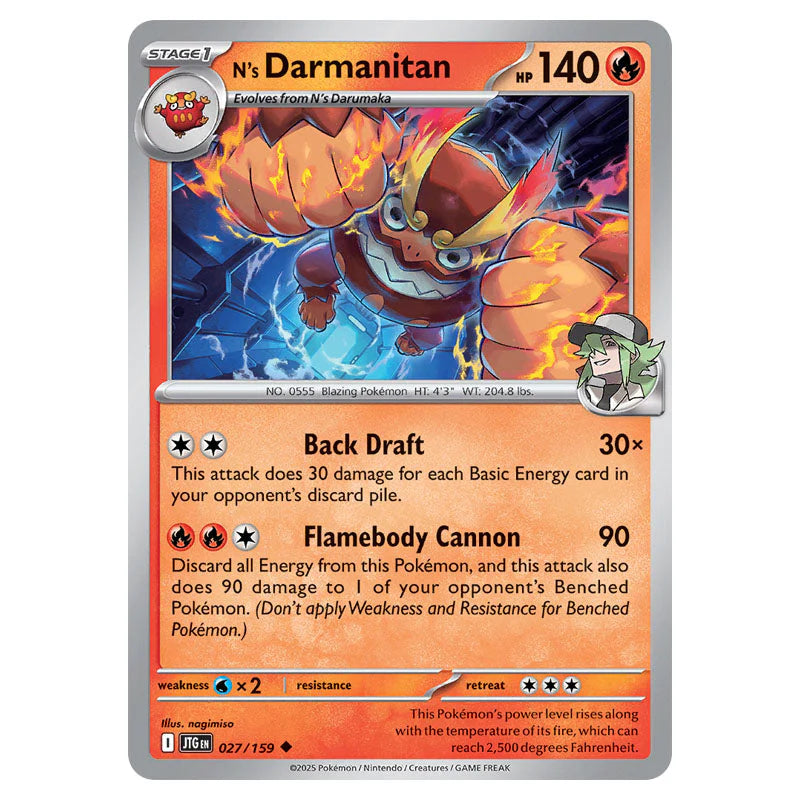 Pokemon - Scarlet & Violet - Journey Together - N's Darmanitan - 027/159 Pokemon