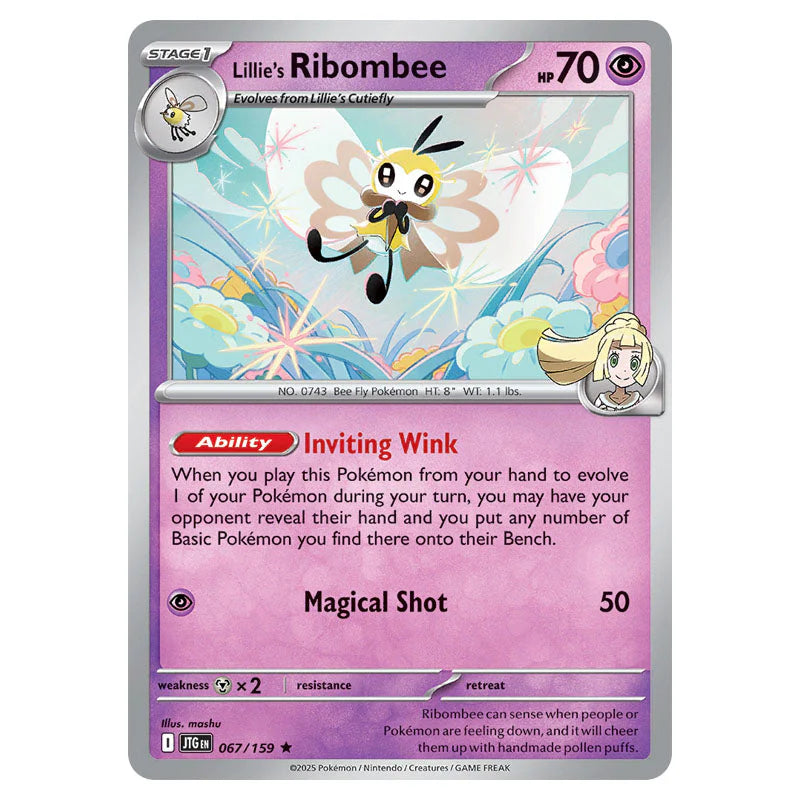 Pokemon - Scarlet & Violet - Journey Together - Lillie's Ribombee - 067/159 Pokemon