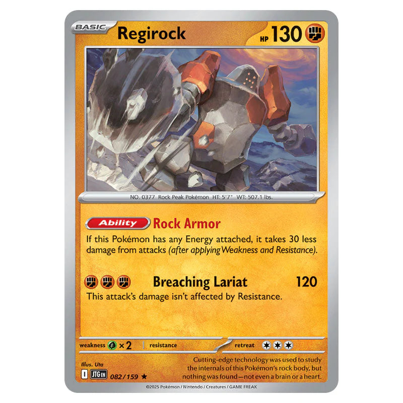Pokemon - Scarlet & Violet - Journey Together - Regirock - 082/159 Pokemon
