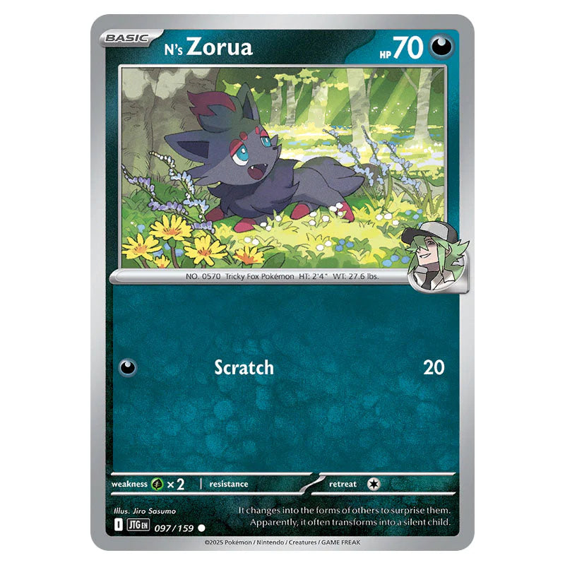 Pokemon - Scarlet & Violet - Journey Together - N's Zorua - 097/159 Pokemon