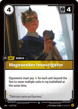 Mageseeker Investigator - Unleashed (UNL) Armchair Generals