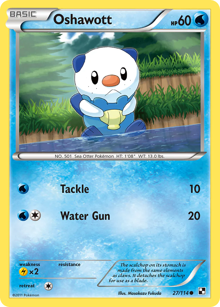 Oshawott (27/114) [Black & White: Base Set] Magic The Gathering