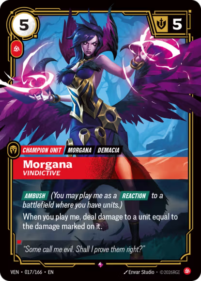 Morgana, Vindictive - Vendetta (VEN) Armchair Generals