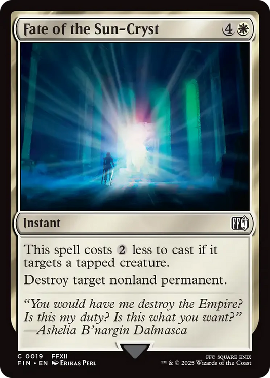 Fate of the Sun-Cryst Magic The Gathering