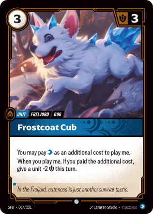 Frostcoat Cub - Spiritforged (SFD) Armchair Generals