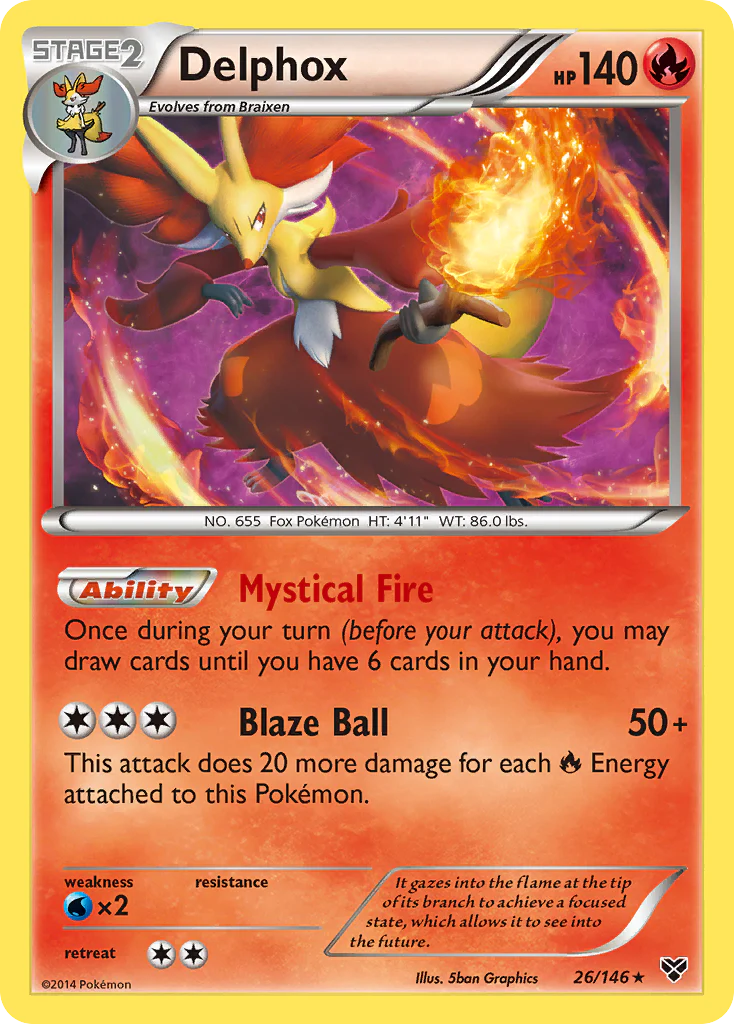 Delphox (26/146) [XY: Base Set] Pokemon