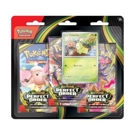 Pokémon: Mega Evolution—Perfect Order: 3-pack Blister Armchair Generals