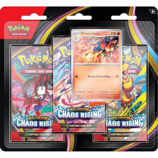 Pokémon TCG: Mega Evolution—Chaos Rising Triple Pack Pokemon