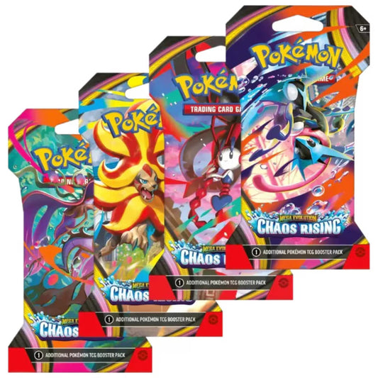 Pokémon TCG: Mega Evolution—Chaos Rising Sleeved Booster Pokemon