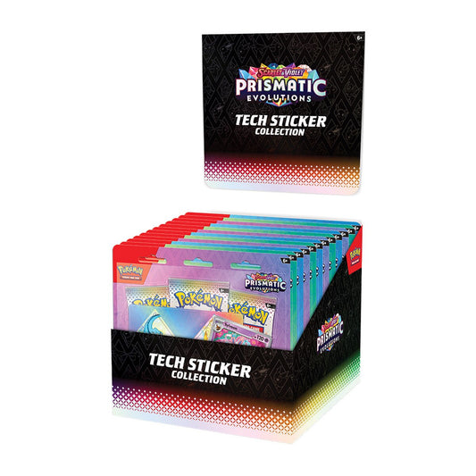 Pokémon: Scarlet & Violet Prismatic Evolutions: Tech Sticker Blister Pokemon