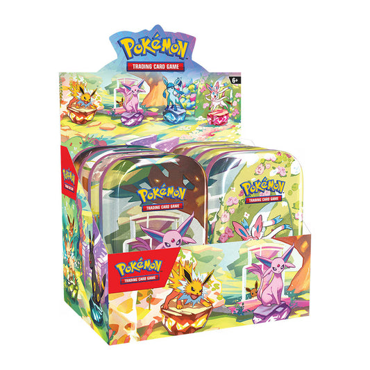 Sold Out Pokémon: Scarlet & Violet Prismatic Evolutions: Mini Tins | Sealed display Pokemon