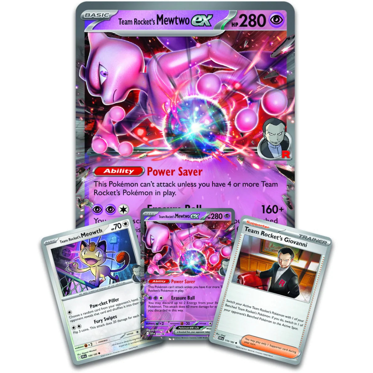 Pokemon Team Rocket's Mewtwo Ex Box Pokemon