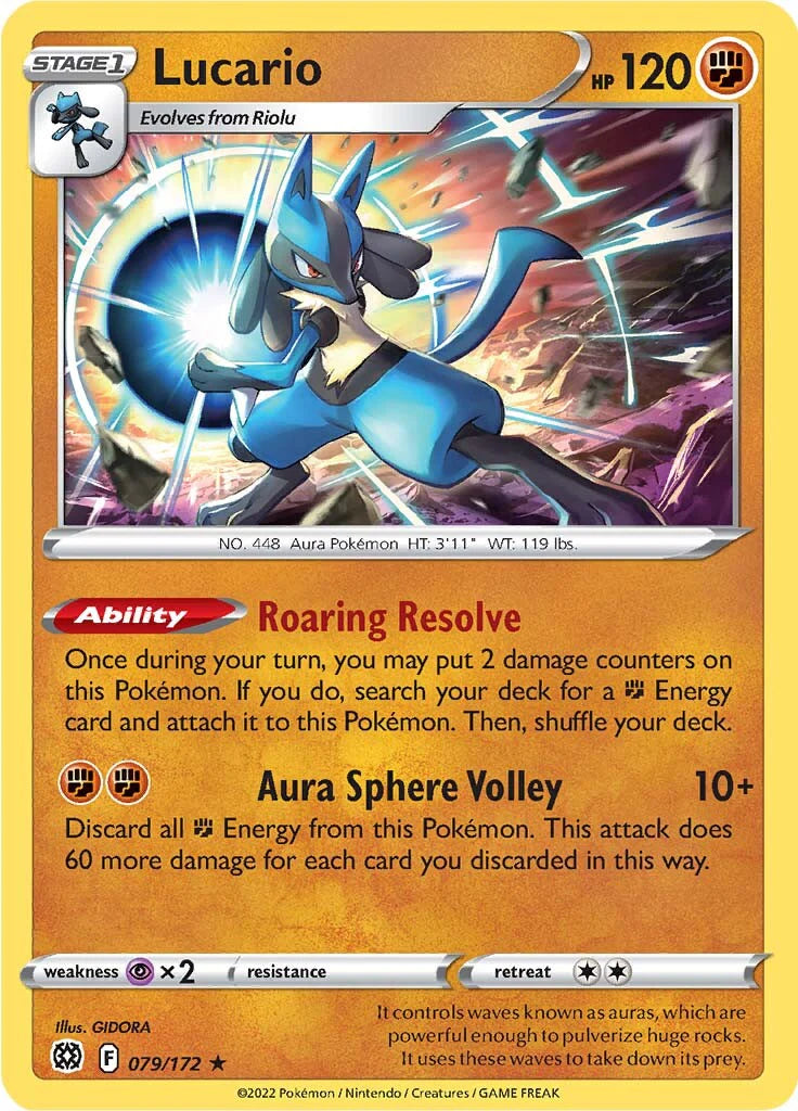 Lucario (079/172) [Sword & Shield: Brilliant Stars] Pokemon