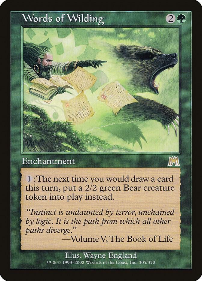 Words of Wilding [Onslaught] Armchair Generals
