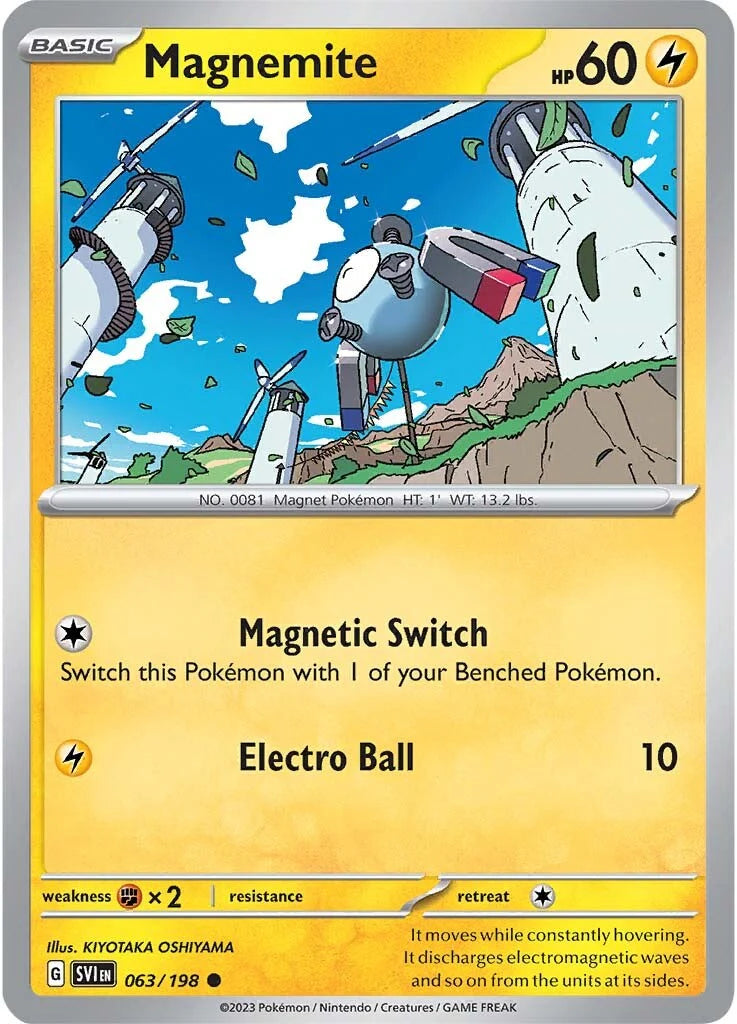 Magnemite (063/198) [Scarlet & Violet: Base Set] Pokemon