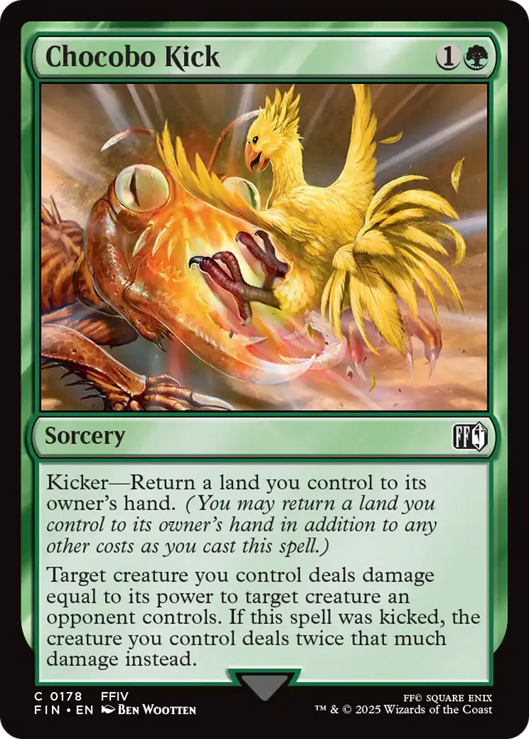 Chocobo Kick Magic The Gathering