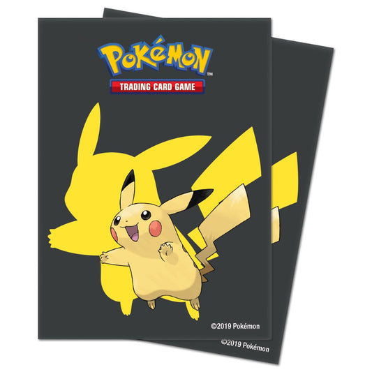 Pokémon Pikachu Black Card Sleeves 65ct Pokemon