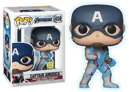 Captain America [GITD] #450 Funko POP Marvel