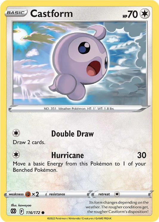 Castform (116/172) [Sword & Shield: Brilliant Stars] Pokemon