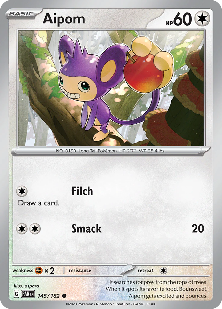 Aipom (145/182) [Scarlet & Violet: Paradox Rift] Pokemon