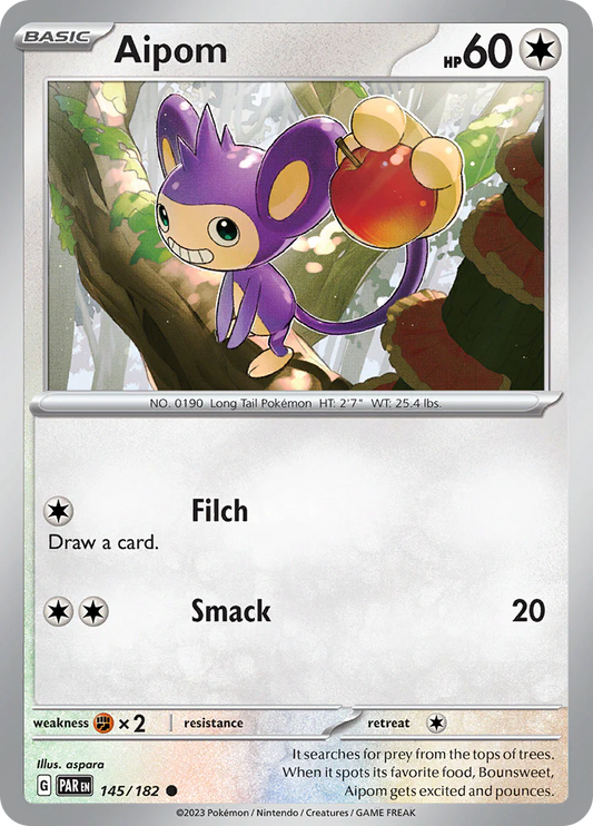 Aipom (145/182) [Scarlet & Violet: Paradox Rift] Pokemon