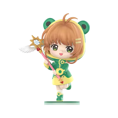 Popmart Cardcaptor Sakura Clear Card Figure Series Blind Box Armchair Generals