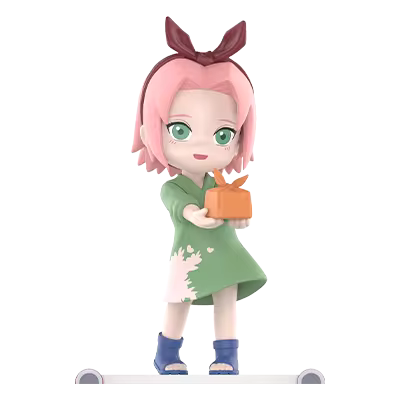 Popmart Naruto Shippuden Childhood Series Figure Blind Box Armchair Generals