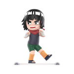 Popmart Naruto Shippuden Childhood Series Figure Blind Box Armchair Generals