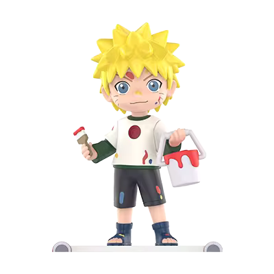 Popmart Naruto Shippuden Childhood Series Figure Blind Box Armchair Generals