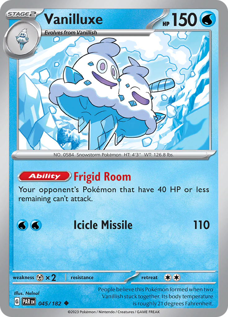 Vanilluxe (045/182) [Scarlet & Violet: Paradox Rift] Pokemon