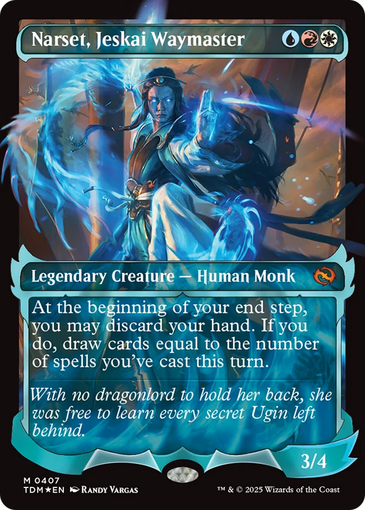Narset, Jeskai Waymaster (Showcase) [Tarkir: Dragonstorm] Magic The Gathering