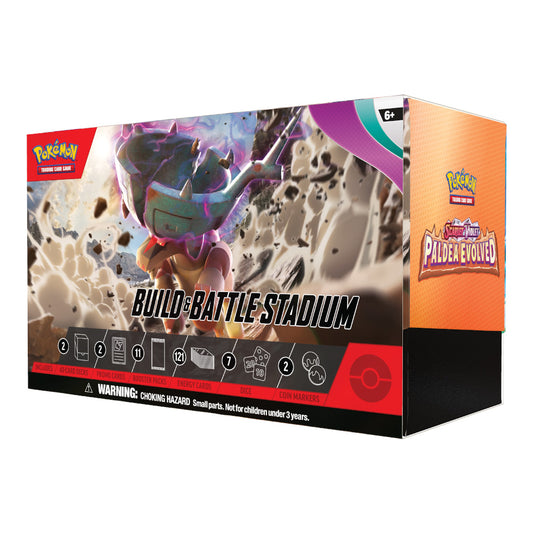 Pokémon: Scarlet & Violet 2: Paldea Evolved - Build & Battle Stadium Box Pokemon