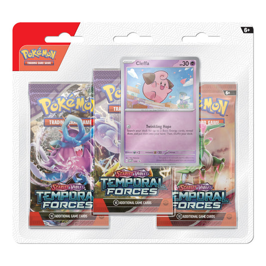 Pokémon: Scarlet & Violet 5: Temporal Forces - 3-pack Blister Pokemon