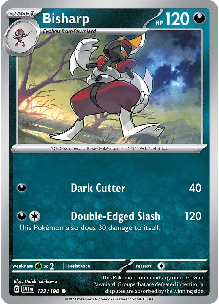 Bisharp (133/198) [Scarlet & Violet: Base Set] Pokemon