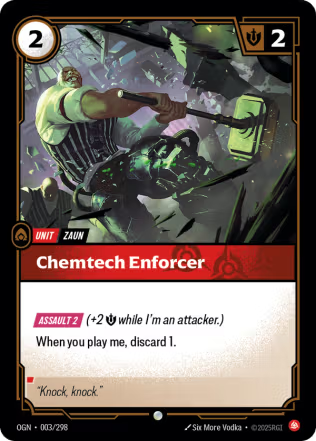 Chemtech Enforcer - Origins (OGN) Armchair Generals