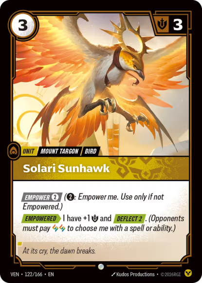 Solari Sunhawk - Vendetta (VEN) Armchair Generals