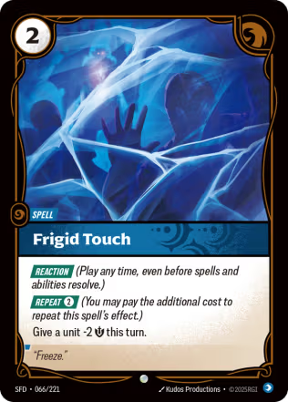 Frigid Touch - Spiritforged (SFD Armchair Generals