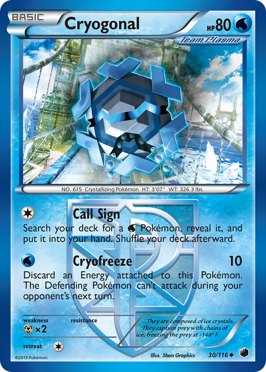 Cryogonal (30/116) [Black & White: Plasma Freeze] Magic The Gathering