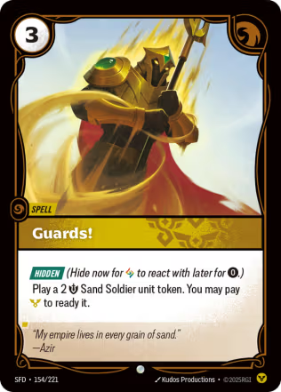 Guards! - Spiritforged (SFD) Armchair Generals