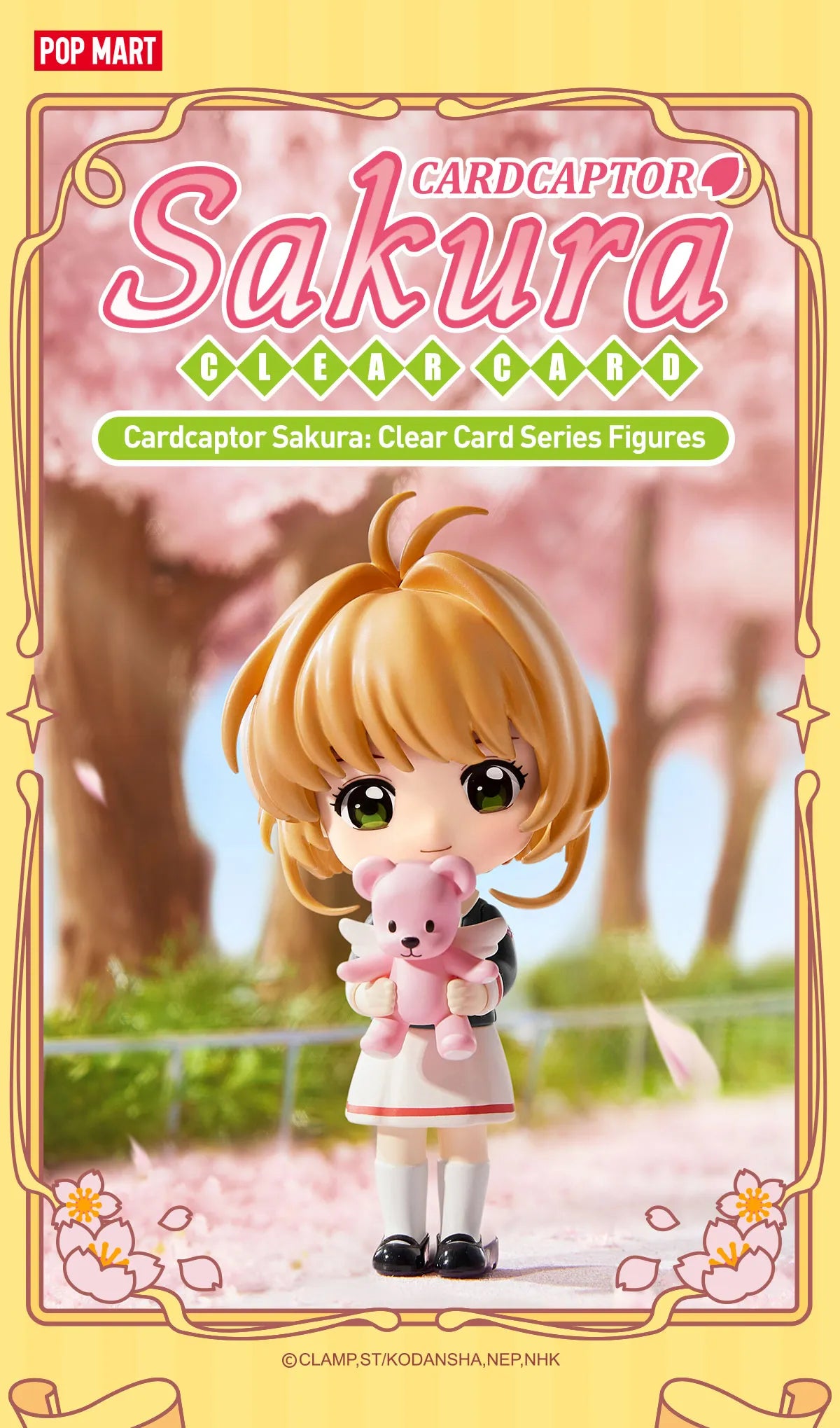 Popmart Cardcaptor Sakura Clear Card Figure Series Blind Box Armchair Generals