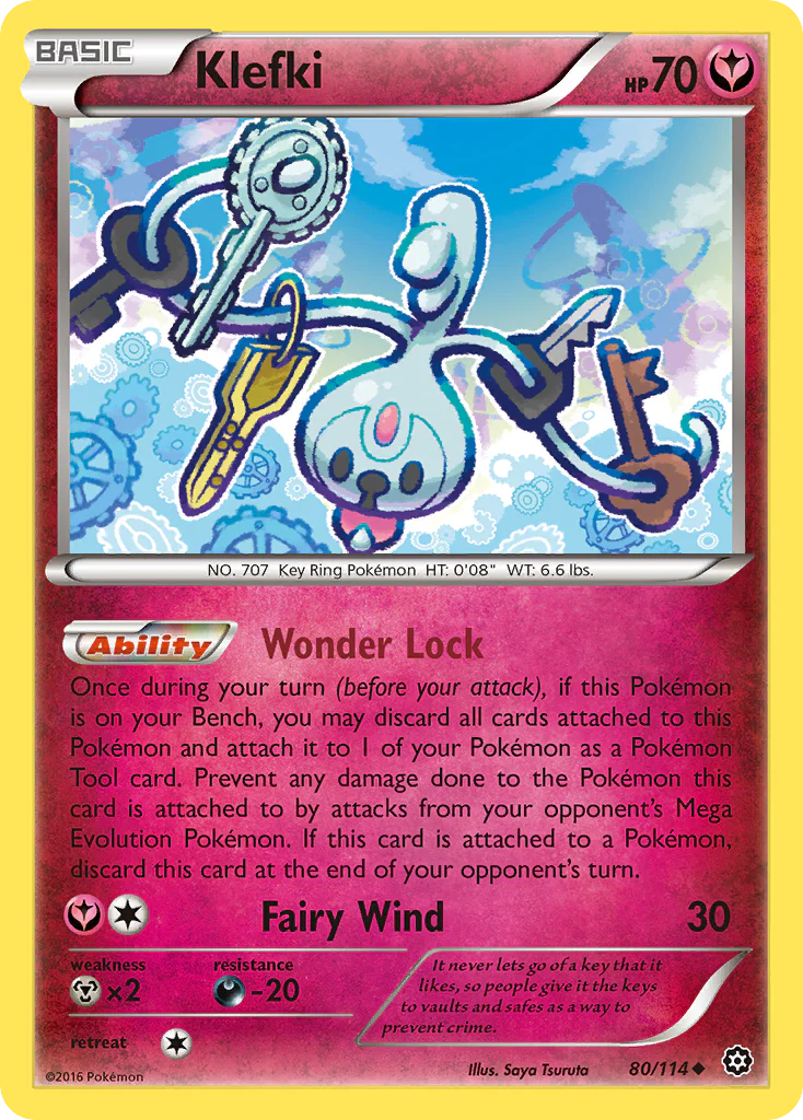 Klefki (80/114) [XY: Steam Siege] Pokemon