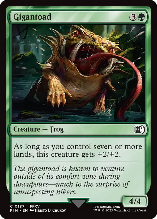 FINAL FANTASY (FIN) MTG Card -Gigantoad Magic The Gathering