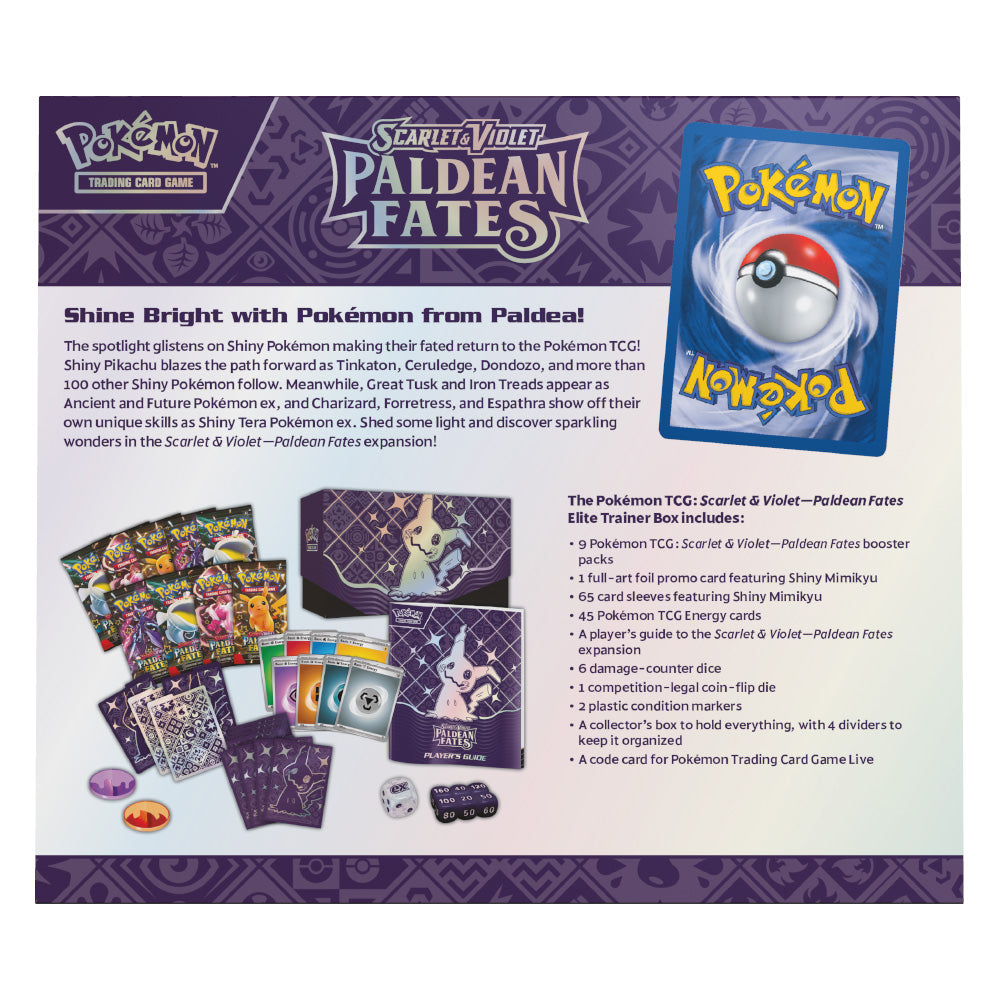 Pokémon: SV4.5 Paldean Fates - Elite Trainer Box Armchair Generals