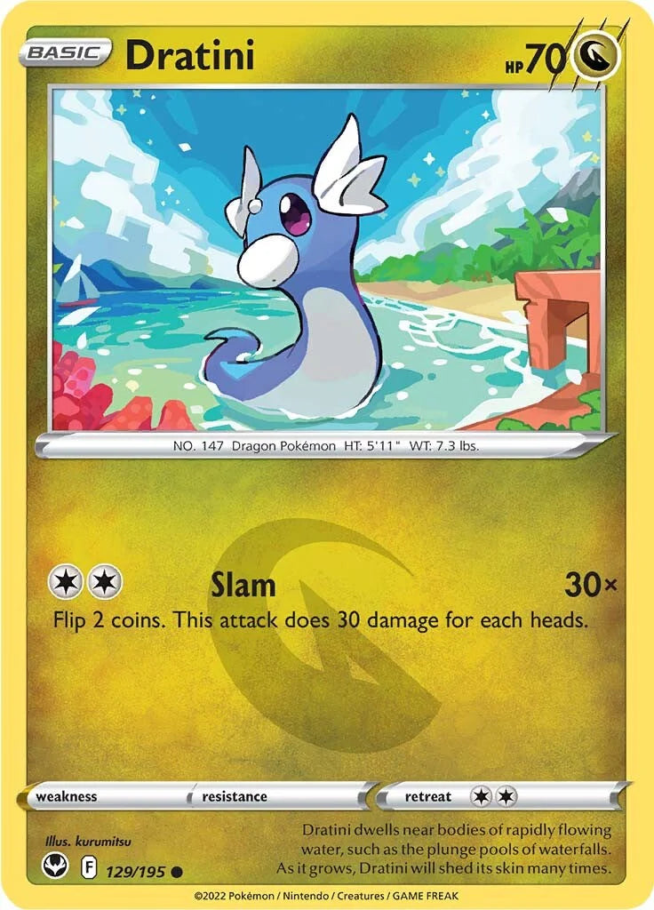 Dratini (129/195) [Sword & Shield: Silver Tempest] Pokemon