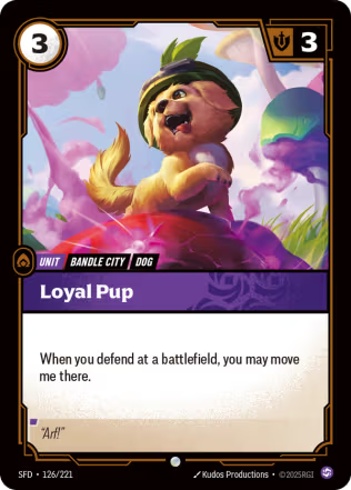 Loyal Pup - Spiritforged (SFD) Armchair Generals