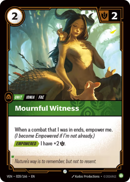 Mournful Witness - Vendetta (VEN) Armchair Generals