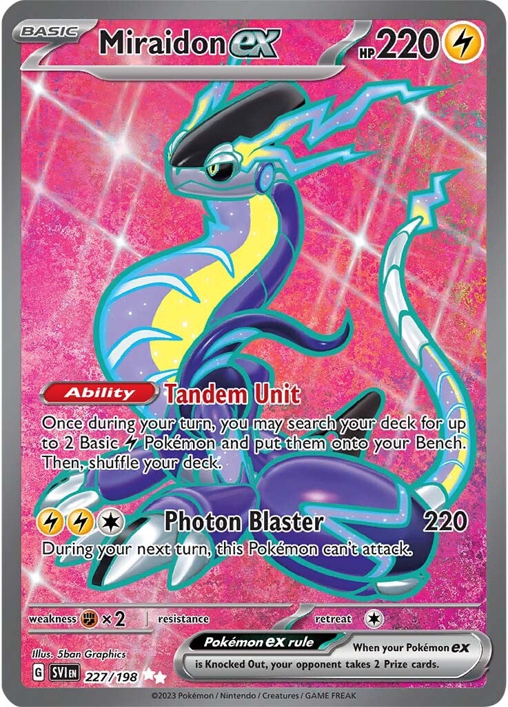 Miraidon ex (227/198) [Scarlet & Violet: Base Set] Pokemon